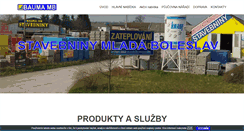Desktop Screenshot of bauma-mb.cz